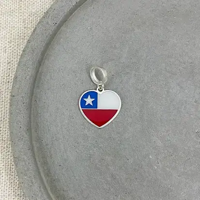 BERLOQUE CORAÇÃO RESINADO CHILE